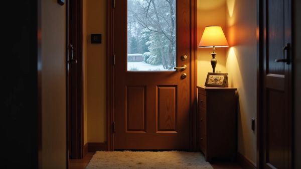 Isoler efficacement une porte d'entrée contre le froid et le bruit